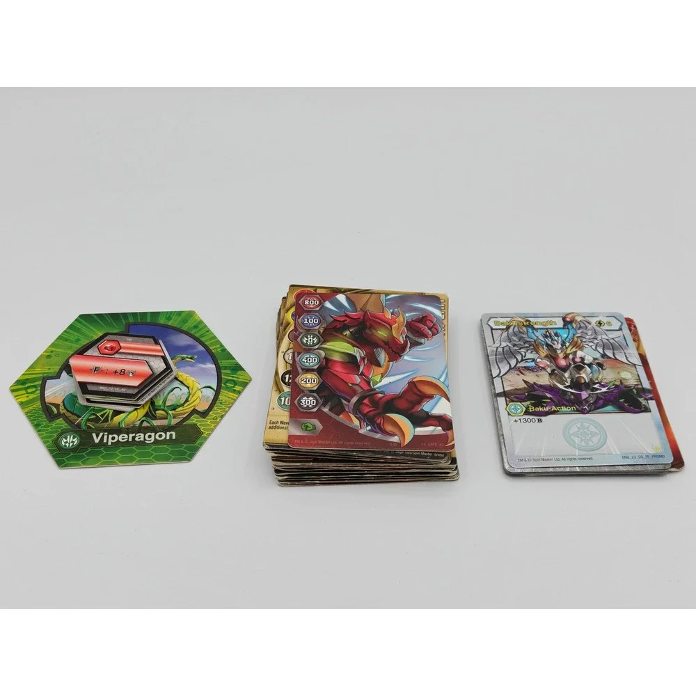 Bakugan Battle Brawlers Trading Card‎ Lot Viperagon Gate Card Holo Bakustrength